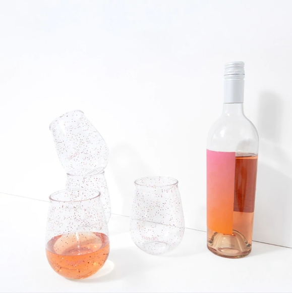 Ban.do acrylic stemless wine glasses - Picture 2 of 3